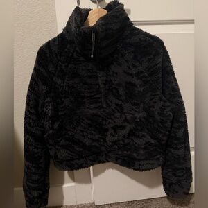 Lululemon Scuba Oversized Cropped Half Zip *Sherpa